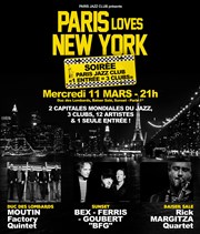 Rick Margitza Quartet | Soirée "1 Entrée = 3 Clubs" Paris Loves Ny Le Baiser Sal Affiche