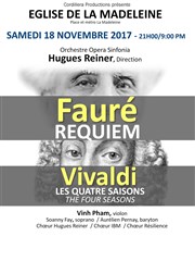 Fauré et Ravel Eglise de la Madeleine Affiche