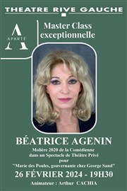 Masterclass de l'Académie Aparté : Béatrice Agenin (Molière 2020 de la Comédienne) Thtre Rive Gauche Affiche