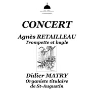 Trompette et orgue à Saint-Augustin Eglise Saint-Augustin Affiche