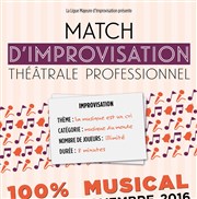 Match d'impro professionnel 100% musical La Cigale Affiche