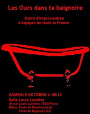 Tournoi de catch d'improvisation Centre d'Animation Louis Lumire Affiche
