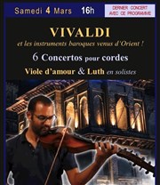 Vivaldi et les instruments baroques venus d'Orient ! Eglise Saint Andr de l'Europe Affiche