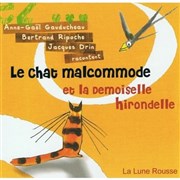 Le chat Malcommode et la demoiselle Hirondelle Centre Mandapa Affiche