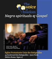 Concert de Gospel & Negro Spirituals Eglise rforme des batignolles Affiche