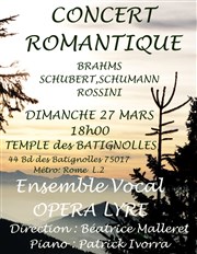 Concert romantique Temple des Batignolles Affiche