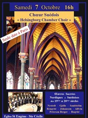Choeur Suédois Helsingborg Chamber Choir Eglise Saint-Eugne Sainte-Ccile Affiche