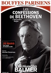 Les confessions de Beethoven Thtre des Bouffes Parisiens Affiche