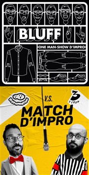 Bluff + Match d'impro : Les repondatou vs Les 3 à l'est Improvi'bar Affiche