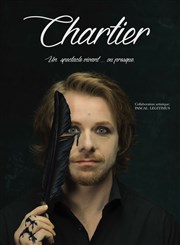 Cédric Chartier dans Chartier un spectacle vivant... ou presque Caf Thtre Le Citron Bleu Affiche