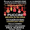 Orchestre Paul Kuentz : Puccini Missa di Gloria / Tchaikovski Concerto pour violon -