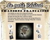 Le petit Récital de Chansons Françaises - 