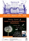 Apogée de la Renaissance Anglaise Elisabéthaine - 