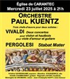 Orchestre Paul Kuentz : Vivaldi / Pergolesi | Carantec - 