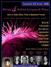 Récital 4 Solistes Lyriques & Piano - 