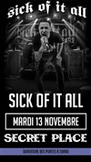 Sick of it all - 