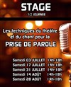 Stage de prise de parole en public - 