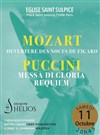 Messa di Gloria Puccini, Requiem de Puccini, Ouverture des Noces de Figaro Mozart - 