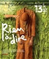 Rien à dire - 