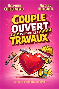 Couple ouvert pendant les travaux