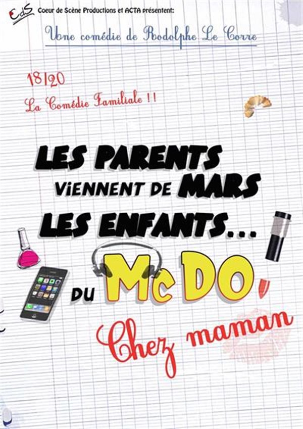Les parents viennent de Mars, les enfants du McDo