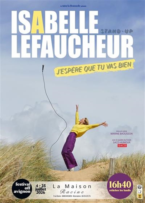Isabelle Lefaucheur dans J'espère que tu vas bien