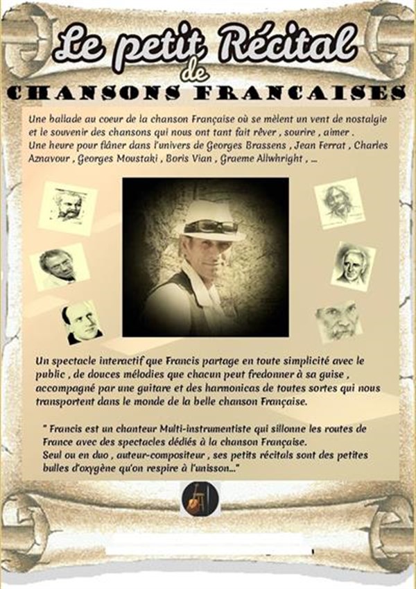 Le petit récital de chansons françaises