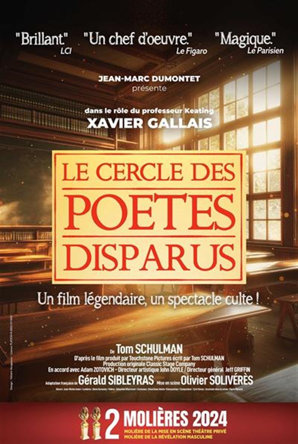 Le cercle des poètes disparus