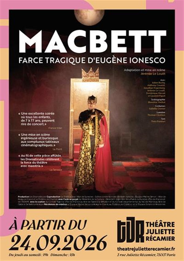 Macbett, farce tragique d'Eugène Ionesco