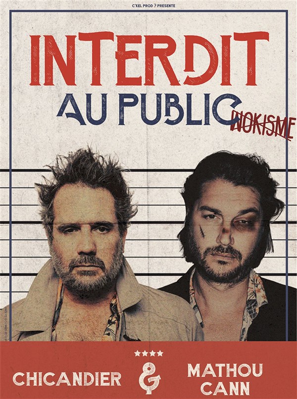 Chicandier et Mathou dans Interdit au public