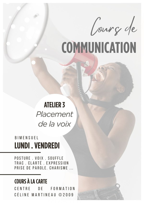 Atelier Communication 3 : Placement et projection de la voix