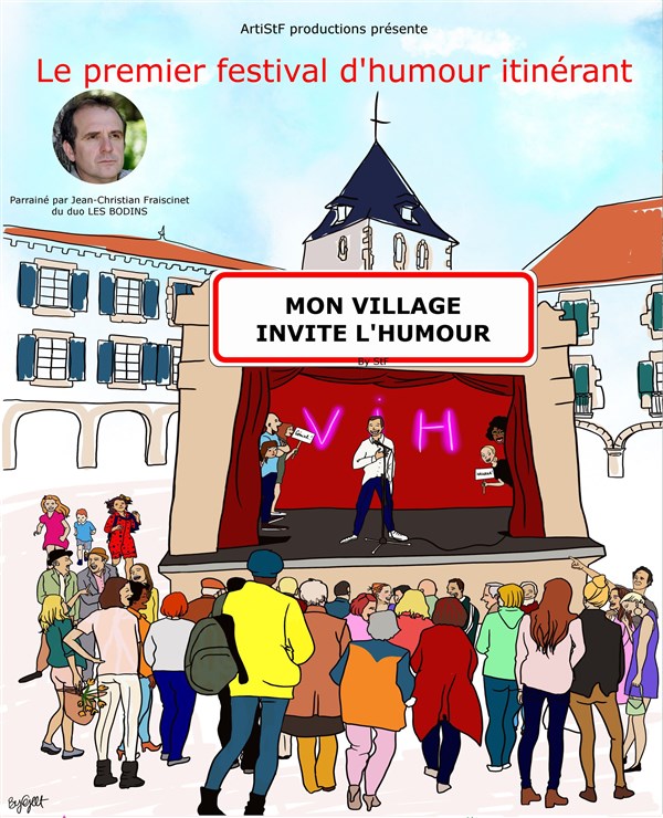 Mon village invite l'humour