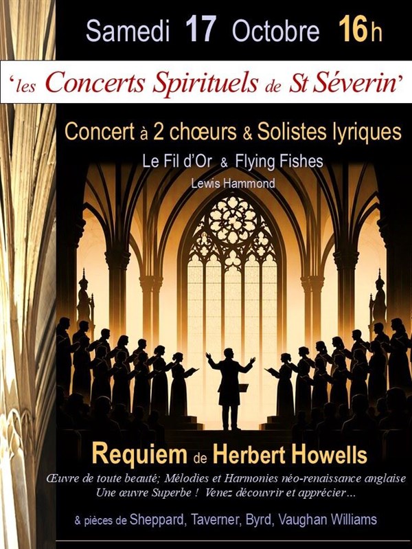 Concert à 2 choeurs et solistes lyriques