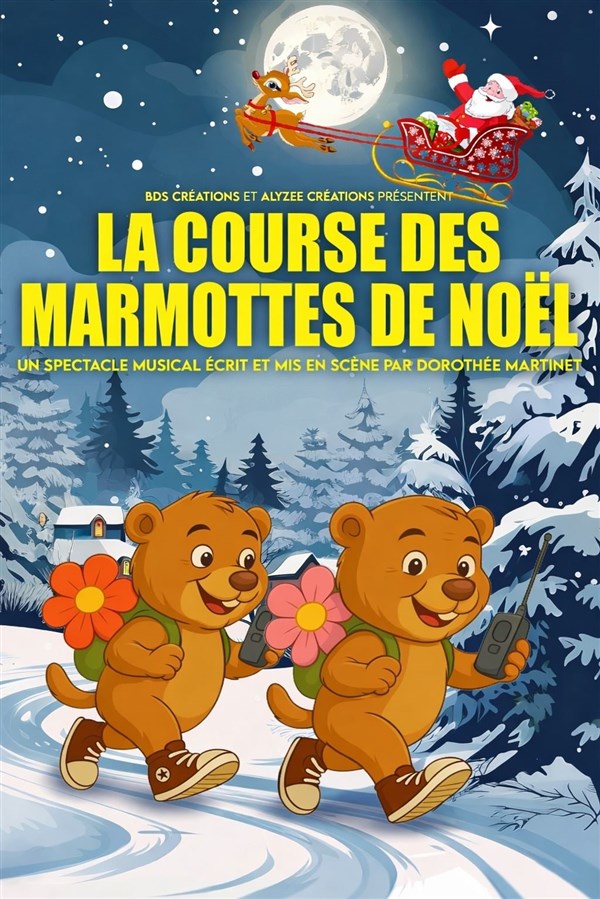 La course des marmottes de Noël