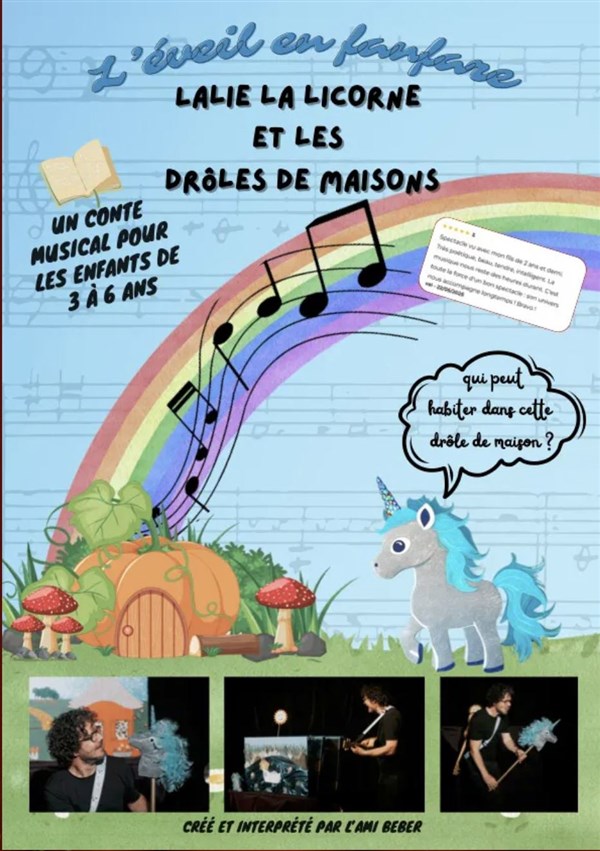 Lali la licorne et les drôles de maisons