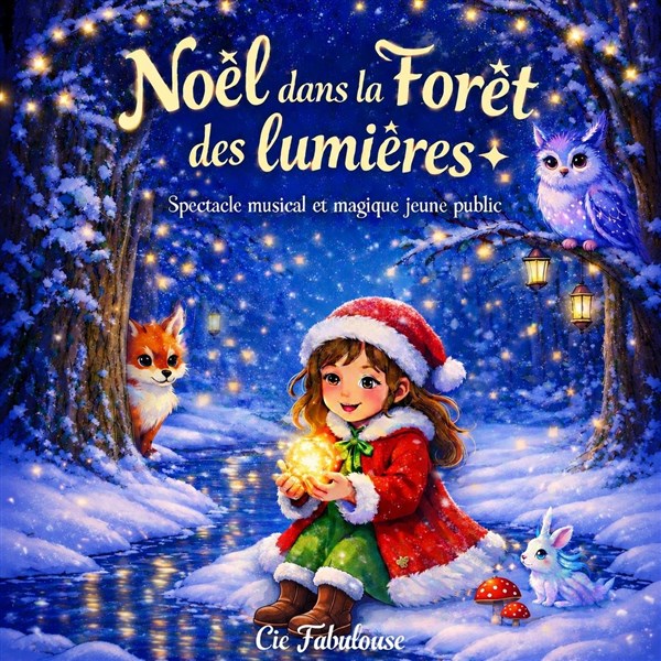 Noël dans la forêt des lumières