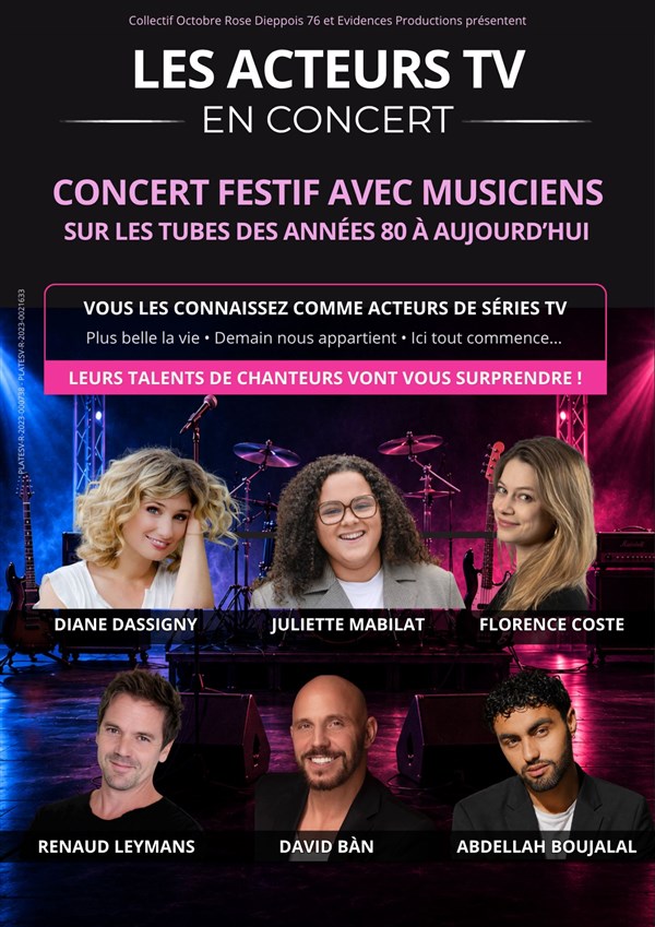Les acteurs TV en concert (pour Octobre rose)