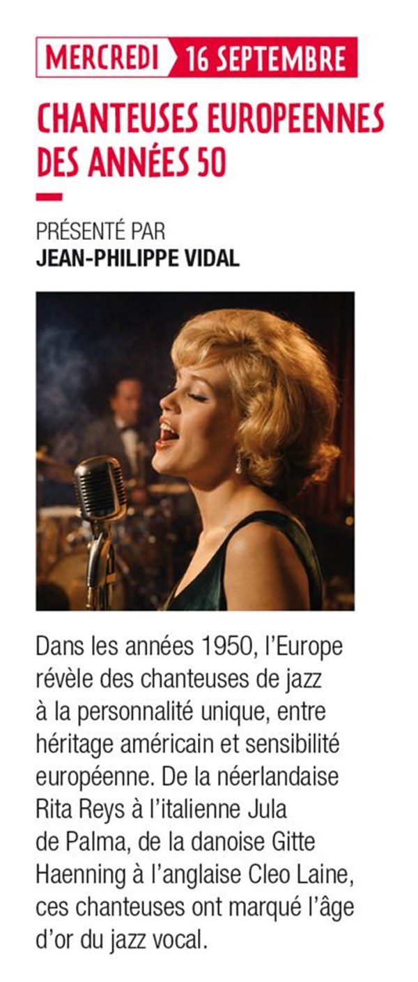 Les chanteuses Européennes des Années 50