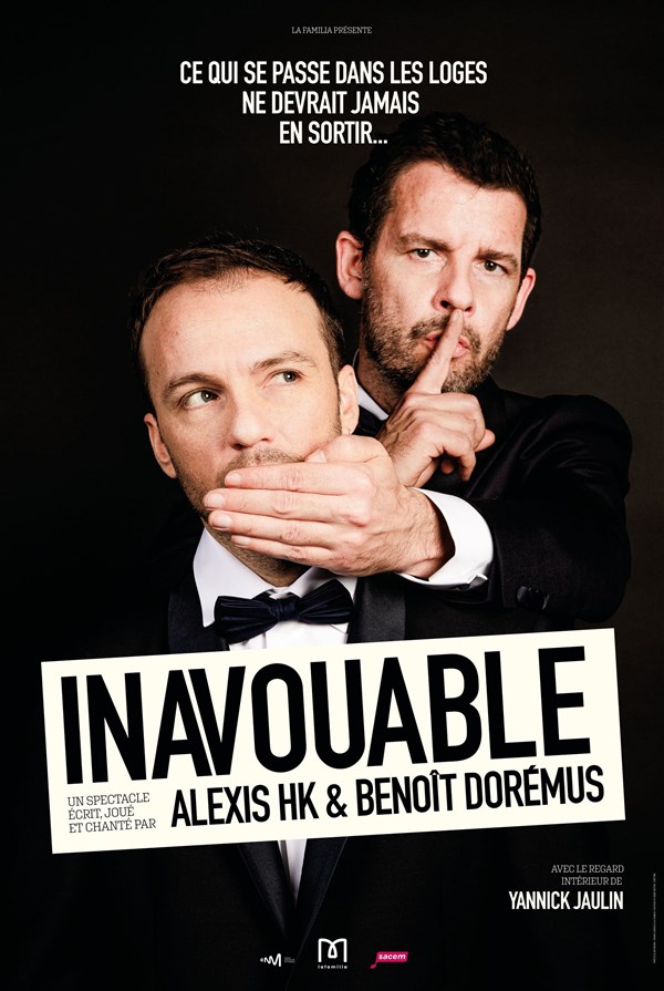 Alexis HK et Benoît Dorémus dans Inavouable