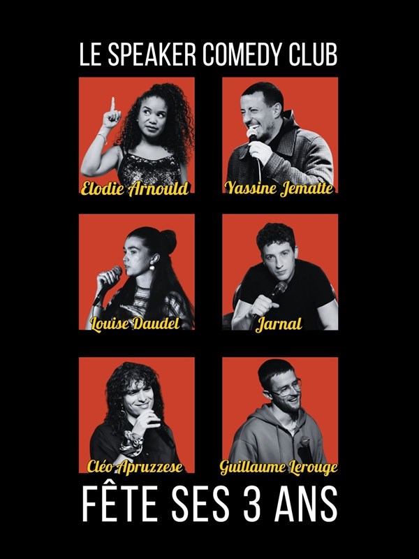 Le Speaker Comedy Club fête ses 3 ans !