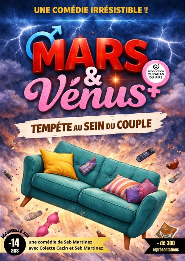 Mars et Vénus, tempête au sein du couple !