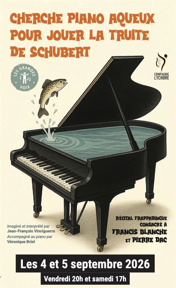 Cherche Piano aqueux pour jouer La Truite de Schubert
