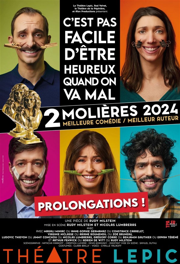 C'est pas facile d'être heureux quand on va mal