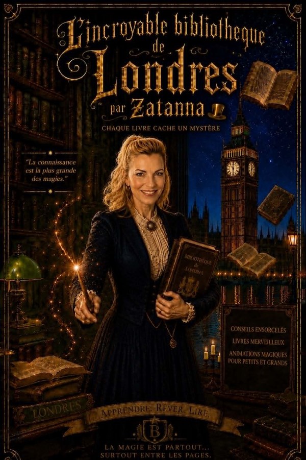 Zatanna dans L'incroyable bibliothèque de Londres
