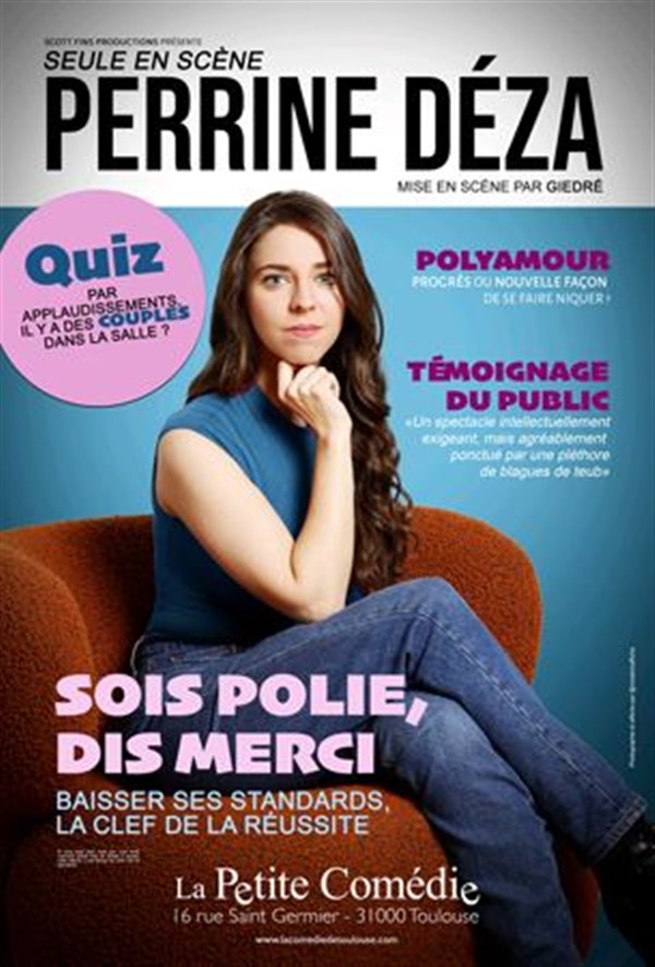 Perrine Déza dans Sois polie, dis merci