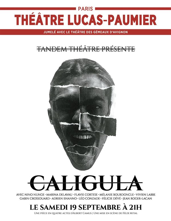 Caligula - Théâtre Lucas-Paumier - Paris