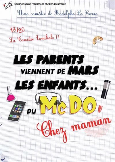Les parents viennent de Mars, les enfants du McDo