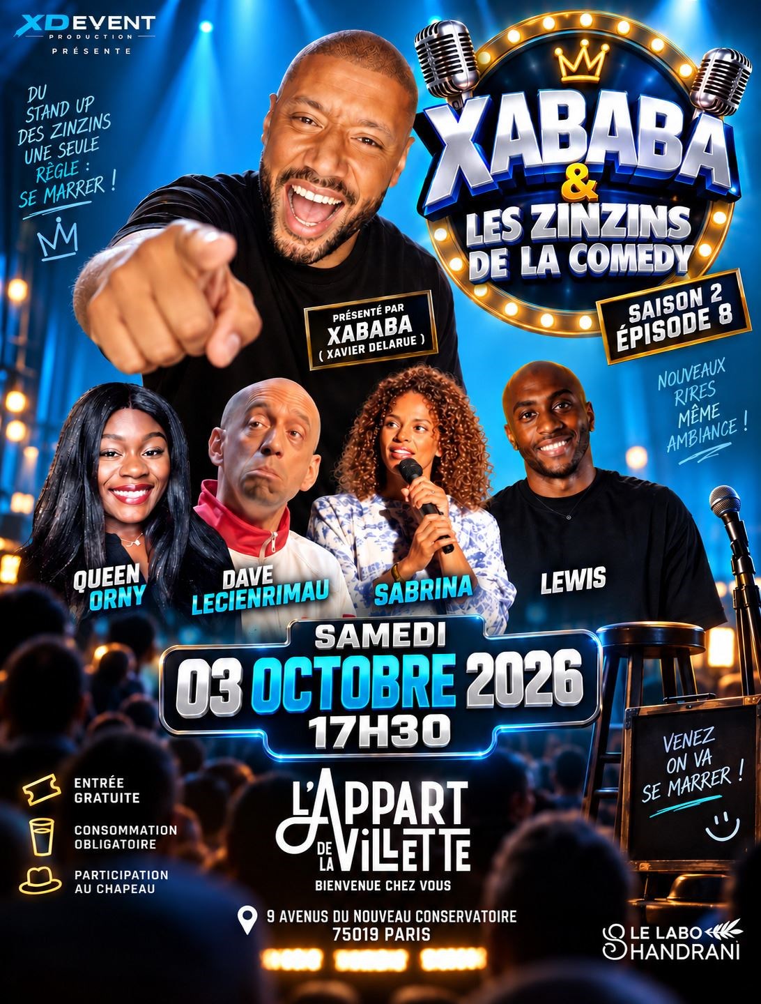 Xababa et les Zinzins de la Comedy