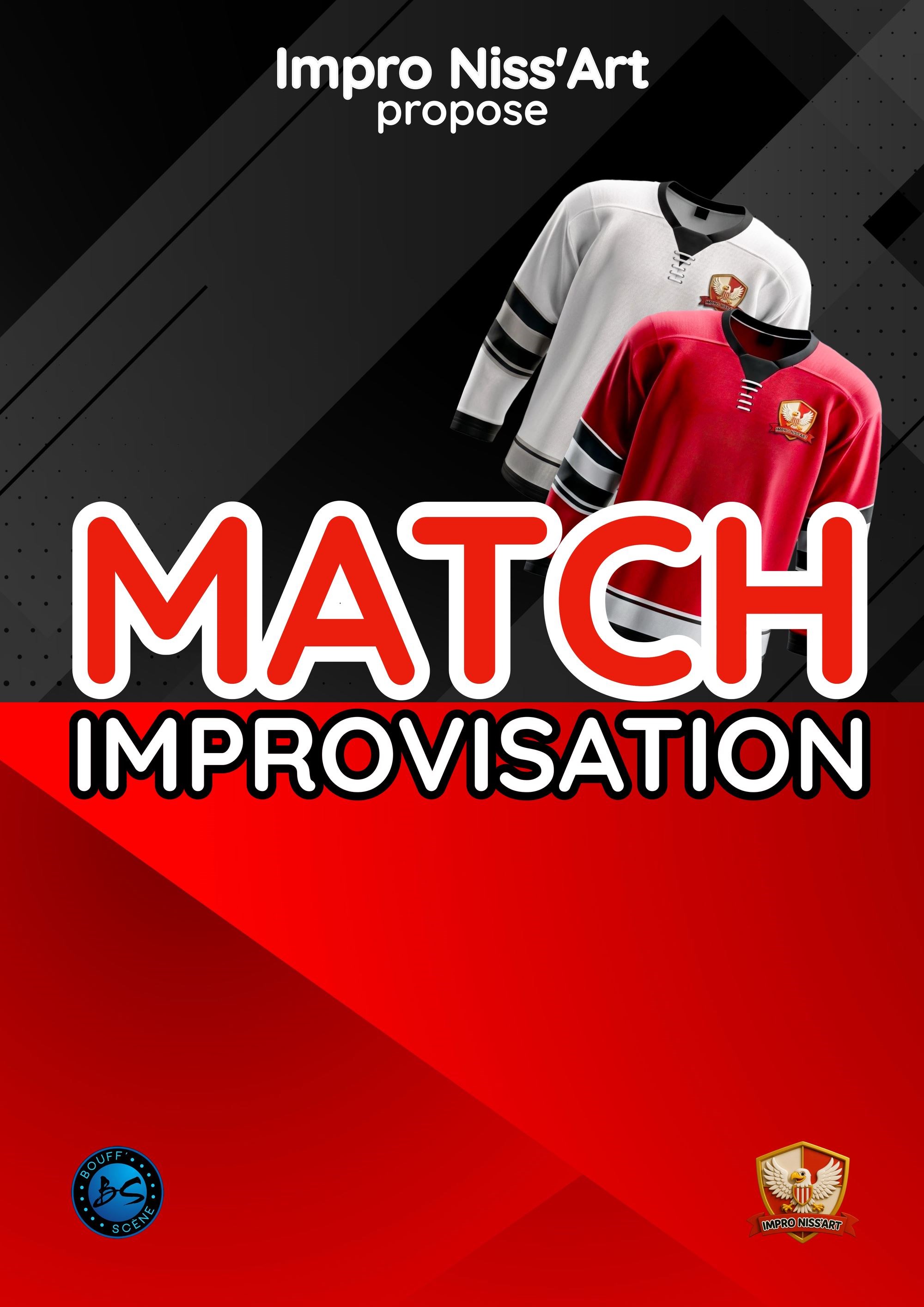 Impro Niss'art dans Match improvisation