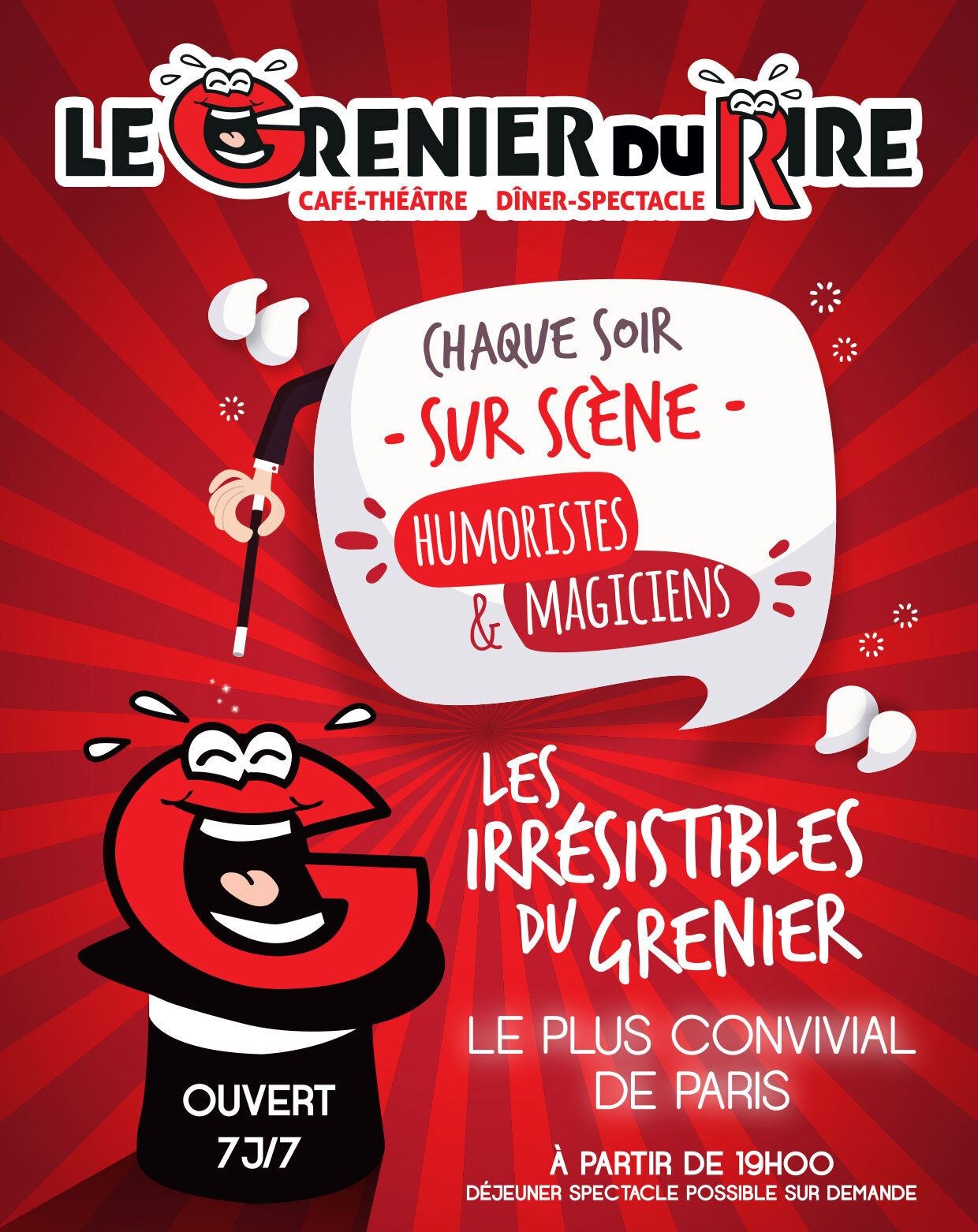 Le Grenier du Rire Dîner-spectacle